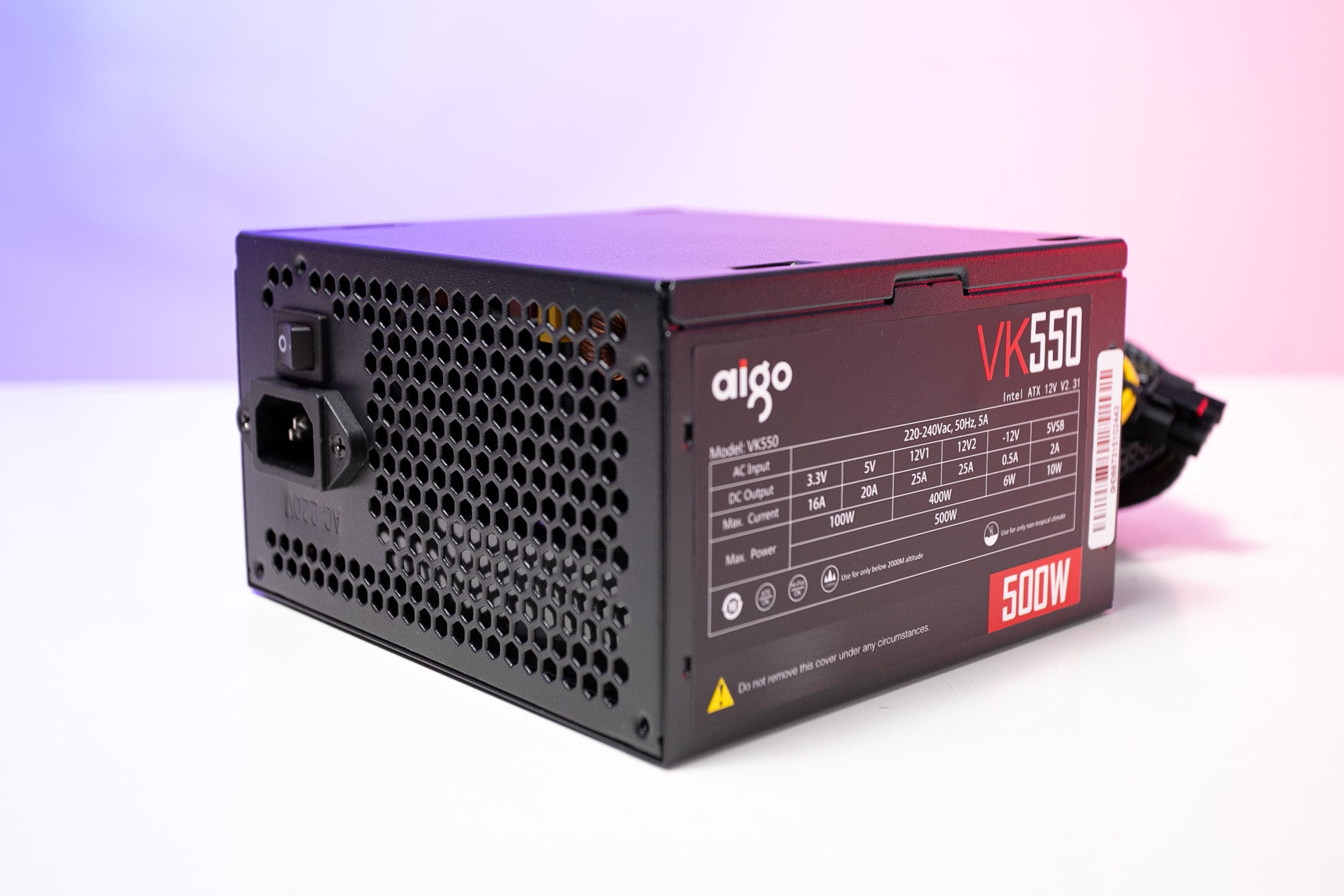 Aigo Power SUPPLY VK550 550 Watt Aigo Power SUPPLY VK550 550 Watt
